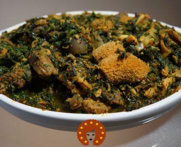 Efo Riro | Nigerian Spinach Recipe Dish With Assorted Meat