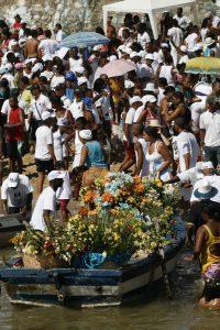 Offerings for Lemanjá in Salvador, Brazil - Credit Andréa Farias