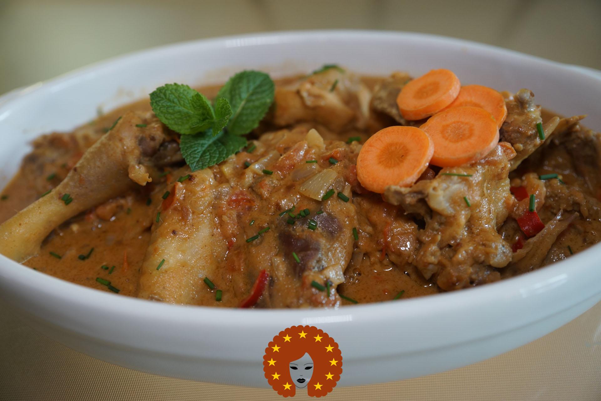 Road Runner Chicken in Peanut Butter Sauce | Zimbabwe Recipe