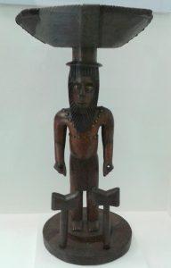 Representation of Shango. Collection of African and Afro-Brazilian ethnography of the National Museum of Brazil, Rio de Janeiro.(by Dornicke)