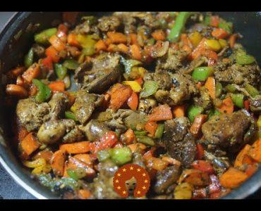 How To Make Mixed Vegetable With Chicken Liver | Quick, Easy & Healthy African Recipe | #recipe13