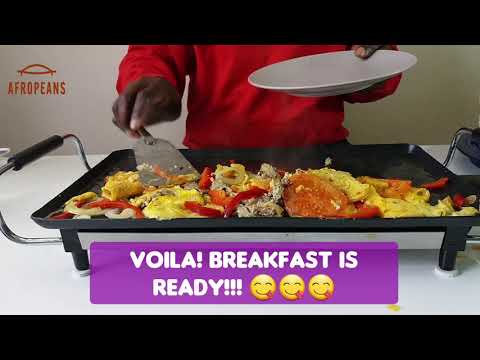 Scrabbled Eggs With Sardines | Grill Plate | African Breakfast