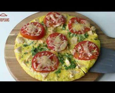 Try This Easy To Make Recipe Using Chicken Breast With Egg, Grated Cheese & Tomato