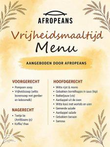 Stichting Afropeans - Freedom Dinner and discussions 2026